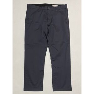 Volcom True To This Slim Straight Gray Khaki Chino Pants Men 36 X 30 Everyday